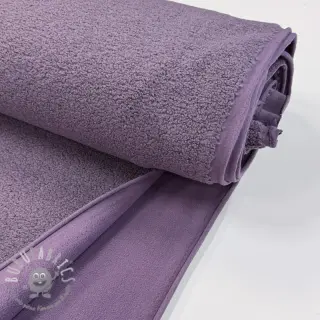 Fleece TEDDY DOUBLE SIDED mulberry