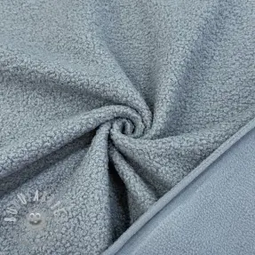 Fleece TEDDY DOUBLE SIDED pale turquoise