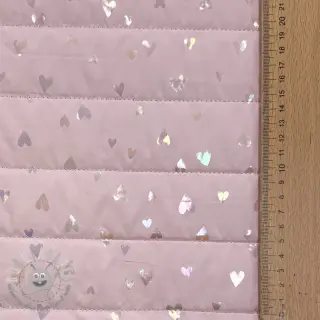 Tessuto trapuntato FOIL Hearts