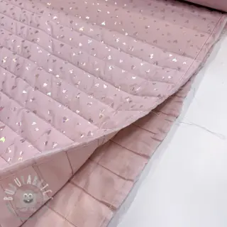 Tessuto trapuntato FOIL Hearts