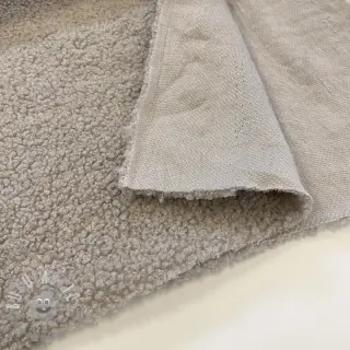 Tessuto per cappotti TEDDY beige
