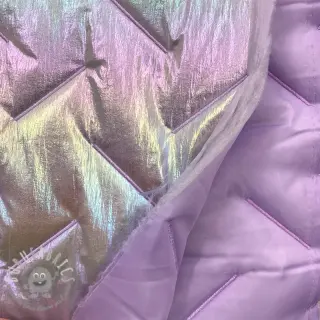 Tessuto trapuntato Stepped foil light lilac