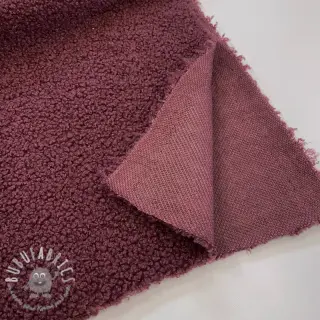 Tessuto per cappotti TEDDY rouge
