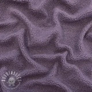 Tessuto per cappotti TEDDY purple