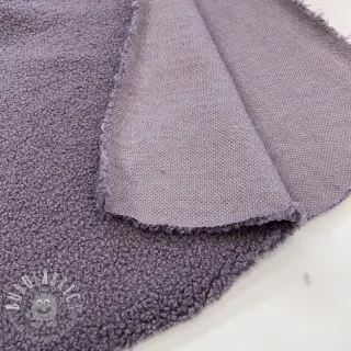 Tessuto per cappotti TEDDY purple