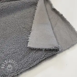 Tessuto per cappotti TEDDY grey