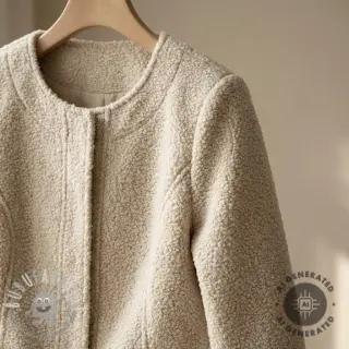 Tessuto per cappotti TEDDY light sand