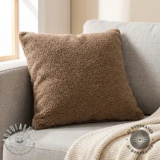 Tessuto per cappotti TEDDY soft taupe