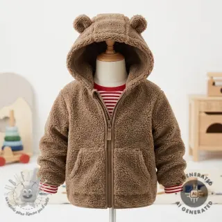 Tessuto per cappotti TEDDY soft taupe