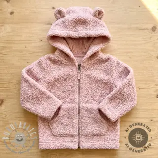 Tessuto per cappotti TEDDY powder
