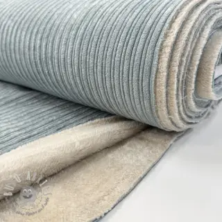 Velluto a coste Cofur fleece mint