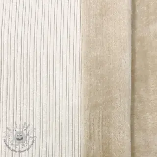 Velluto a coste Cofur fleece off white