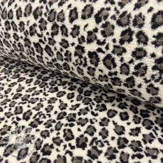 Tessuto per cappotti TEDDY JACQUARD Animal skin brown