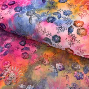 Cord a coste TIE DYE 21W Catchy design G
