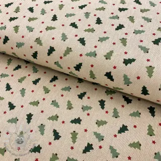 Tessuto decorativo Linenlook Xmas tree