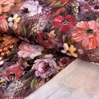 Felpa Flowers Andrea brown digital print