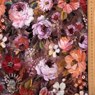 Felpa Flowers Andrea brown digital print