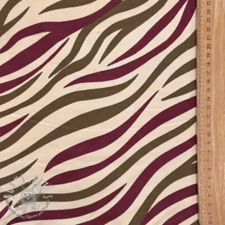 Felpa garzata Animal skin burgundy SIMPLY NATURAL