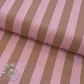 Tessuto di cotone YARN DYED NOVA Stripe light pink