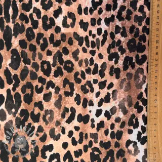 Felpa garzata Animal skin brown digital print