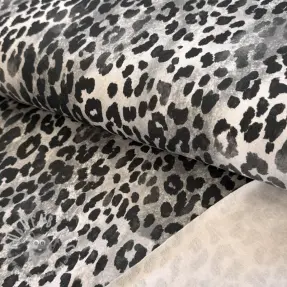 Felpa garzata Animal skin grey digital print