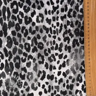 Felpa garzata Animal skin grey digital print