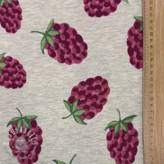 Jersey Raspberries ecru melange