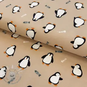 Jersey Penguins beige digital print
