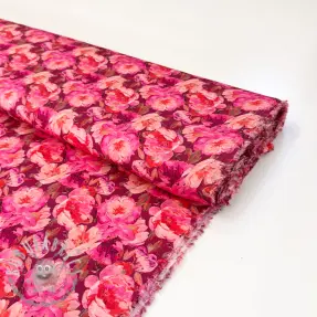 Viscosa SATIN Samantha pink digital print