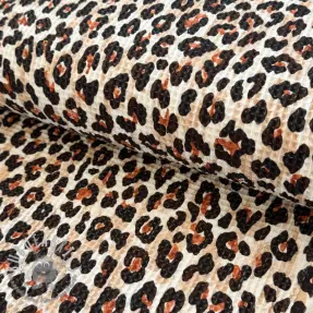 Cotone a nido d'ape Animal skin digital print
