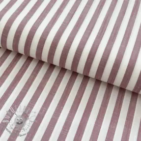 Viscosa YARN DYED Stripes SMALL blush