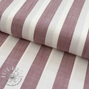 Viscosa YARN DYED Stripes BIG blush