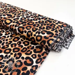Viscosa RADIANCE Panthera brown digital print