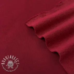 Felpa garzata JOGGING dark red