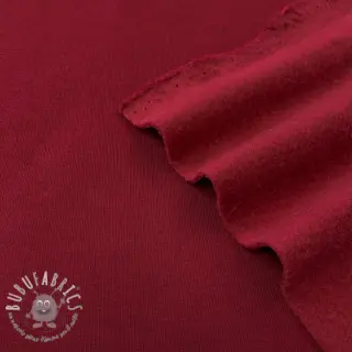 Felpa garzata JOGGING dark red