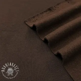 Felpa garzata JOGGING dark brown