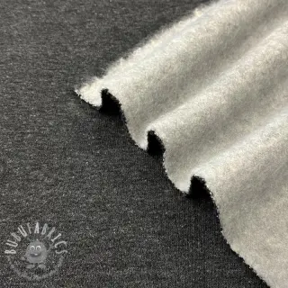 Felpa garzata JOGGING anthracite melange