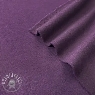 Felpa garzata JOGGING dark purple