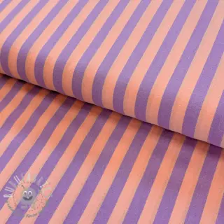Tessuto di cotone YARN DYED BIG Stripes peach