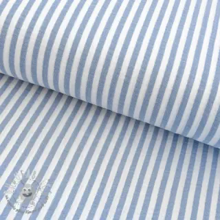 Mussola/Doppia garza YARN DYED Summer stripe blue