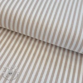 Mussola/Doppia garza YARN DYED Summer stripe beige