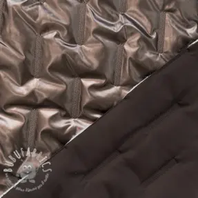 Tessuto trapuntato Metallic bronze