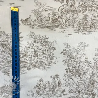 Tessuto decorativo jacquard COLLINE allover lin
