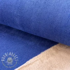 Velluto a coste STRUCTURE blue