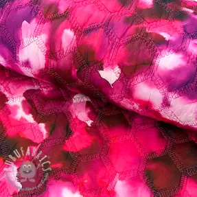 Tessuto trapuntato Aquarel nature gradini pink