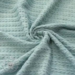 Maglia LIGHT ANGORA CABLY ocean green