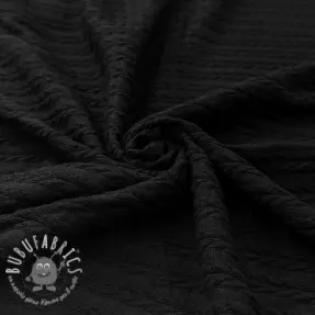 Maglia LIGHT ANGORA CABLY black