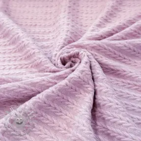 Maglia LIGHT ANGORA CABLY old rose