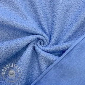 Fleece TEDDY DOUBLE SIDED light blue
