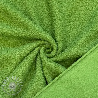 Fleece TEDDY DOUBLE SIDED green